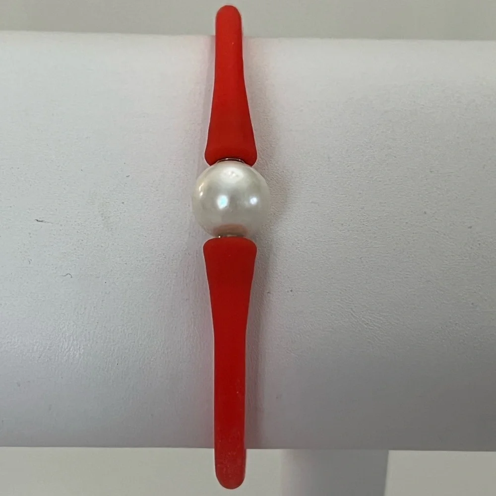 FRESH WATER PEARL | Silicone Bracelet | NEW!